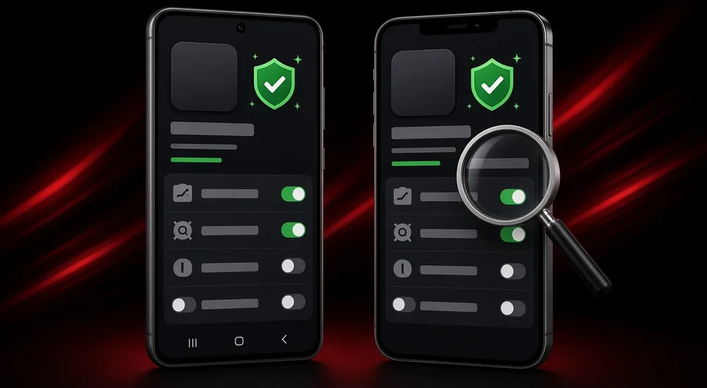 Android and iPhone app listings being checked for publisher and permissions